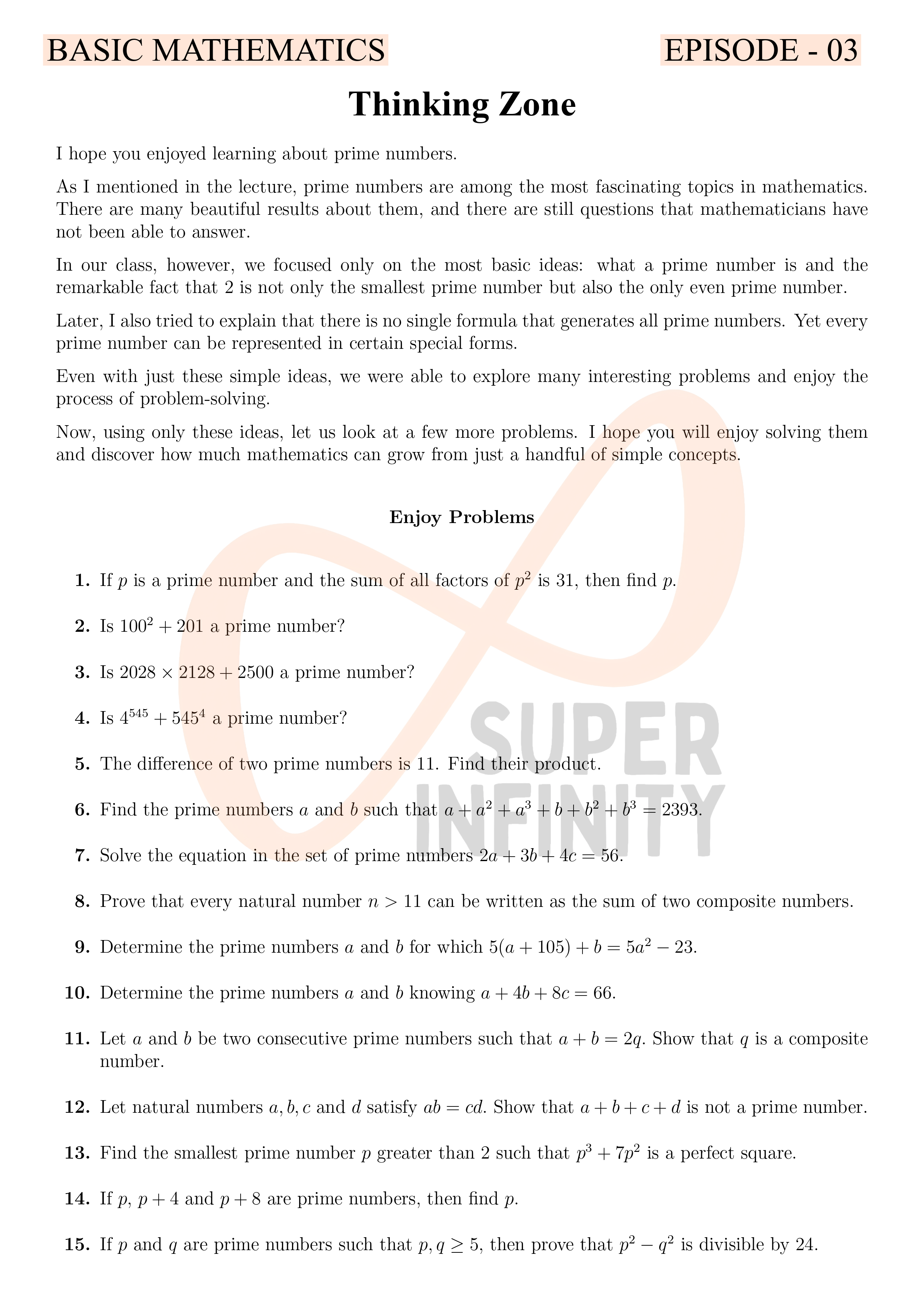 Super Infinity - Your New Address for Learning